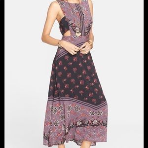 Free People Sunrise Oblivion Purple Maxi Dress